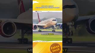 Kenapa Ada Suara Ledakan Saat Pesawat Mendarat?