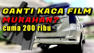 Pasang Kaca Film Murah berbahan dasar Nano Ceramic (Lebih terang waktu malam)