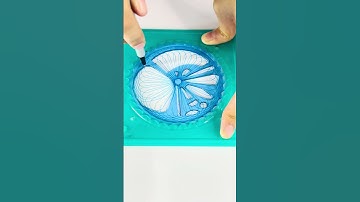 Relaxing Spirograph Patterns | Satisfying ASMR Art for Deep Relaxation! #art #spirograph #shorts