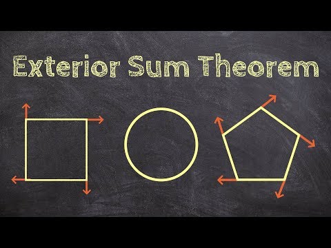 Vídeo: Quina és la fórmula del teorema de l'angle exterior?