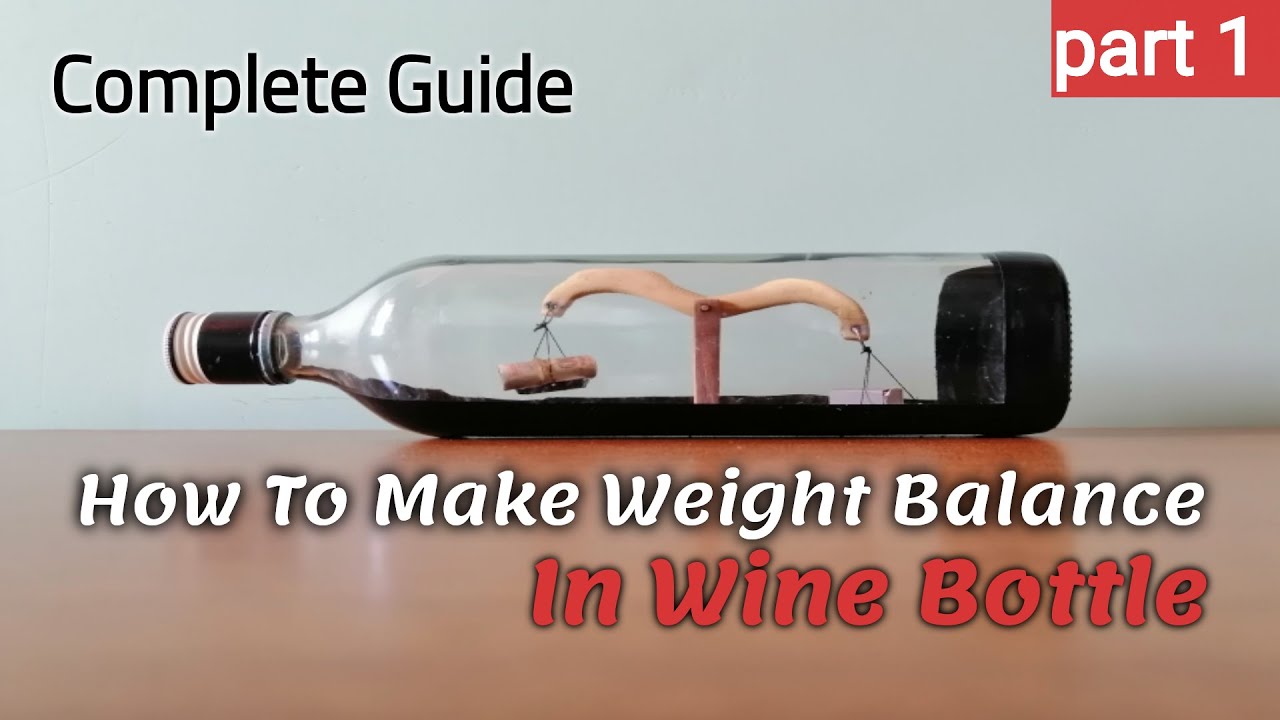 How To Make Weight Balance In Wine Bottle (Part 1) | Glass Work | Bottle Arts | S.M Ellahi Studio