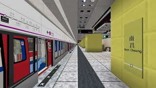 [MTR Crafters | MTR Mod] KCR West Rail 九廣西鐵 | Tuen Mun 屯門 – Nam Cheong 南昌 | SP1900 Train 列車 (有九鐵廣播！)