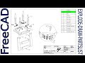 Freecad assemby how to explode draw bubble and generate partslist on a drawingjoko engineering