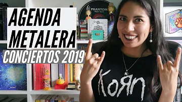 CONCIERTOS 2019 | AGENDA METALERA | EL CANAL DE VARU