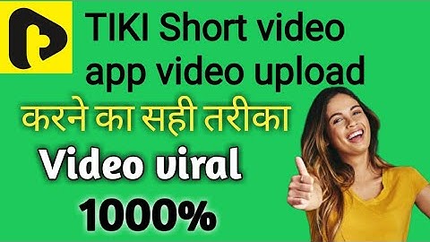 tiki app par video upload karne sahi tarika | how to upload video on tiki short video app | #tiki