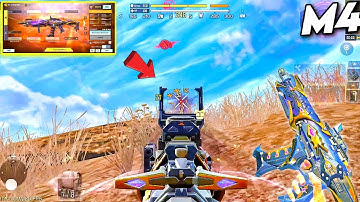 MOST STABLE M4 GUNSMITH EVER 😍 IN COD MOBILE | M4 GUNSMITH BR 