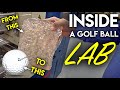 Inside a GOLF BALL LAB! How they make golf balls