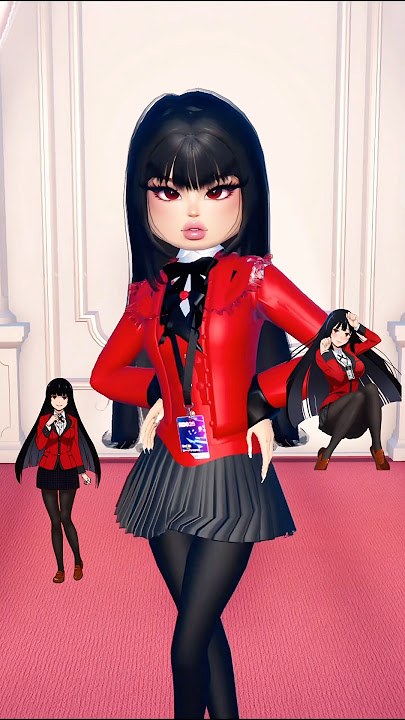 Recreating Yumeko Jabami from Kakegurui in Dress To Impress #dti #dresstoimpress #roblox