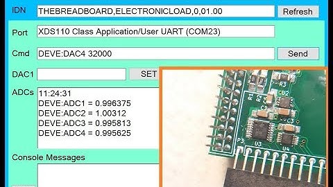 TI MSP432 Programmable Electronic Load with SCPI - part 2: DAC and GUI