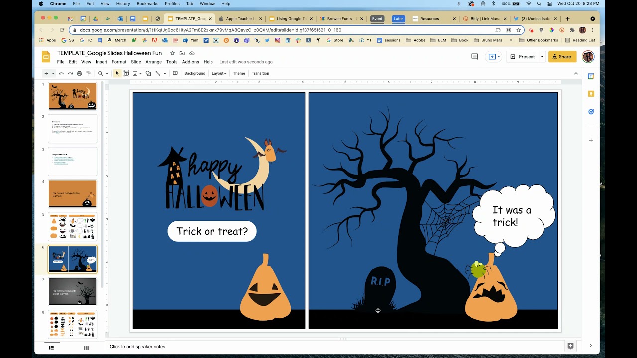 Fall Halloween Games Fun Activity Party Games Interactive Google Slides