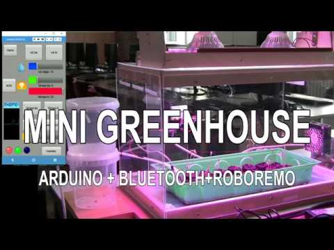 mini greenhouse (arduino) - YouTube