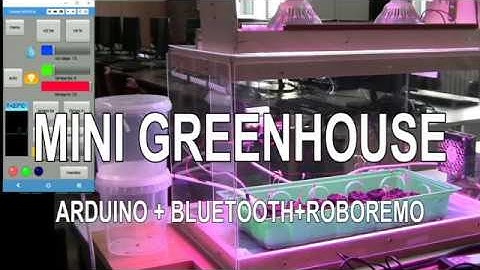 mini greenhouse (arduino)