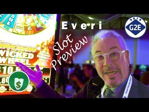 #G2E2018 Everi - Hot Stuff, Tournament Now, Press Your Luck, Gift of the Nile slot machines