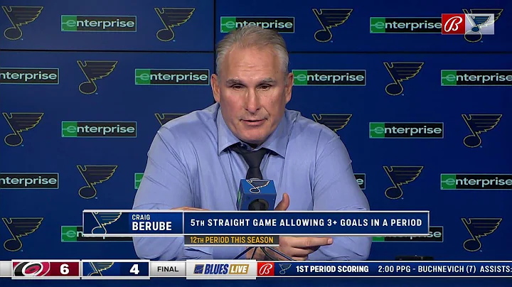 Berube after loss to Canes: 'We're just not killin...