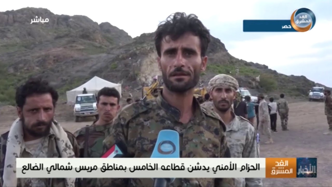 الحزام الأمني يدشن قطاعه الخامس بمناطق مريس شمالي الضالع