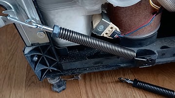 Dishwasher Door Spring Replacement and Hinge Fix: Candy CDIM 6330PR or equivalent