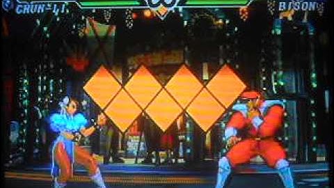 Capcom VS SNK 2 EO: Chun Li VS M. Bison