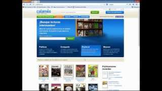 Crear libros digitales con Calameo
