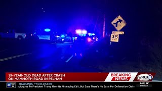 Teenager dead after crashing into a utility pole in Pelham