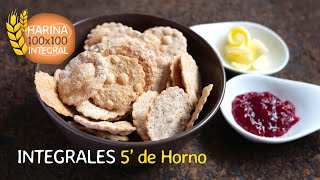 CÓMO HACER GALLETAS INTEGRALES 🌽 RECETA SALUDABLE 🌽 ⏰ EN 15 MINUTOS | La Cocina de Sandy