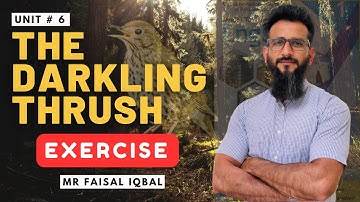 Vocabulary & Grammar | Unit 6: The Darkling Thrush #hsscgrammar @TGJ_FaisalIqbal