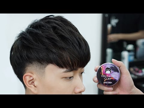 Video Vuốt tạo kiểu Layer với sáp Volcanic Clay - Cắt tóc... - youtube