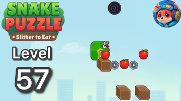 Snake Puzzle: Slither to Eat – Level 57 Walkthrough Solution 