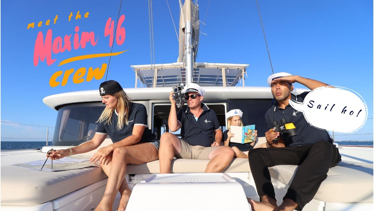 EP1. On board NEW Catamaran LAGOON 46.  Handover and preparing for departure.