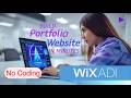 Build a Professional Portfolio Website with Wix ADI (Step-by-Step) | No Coding Needed 🚀