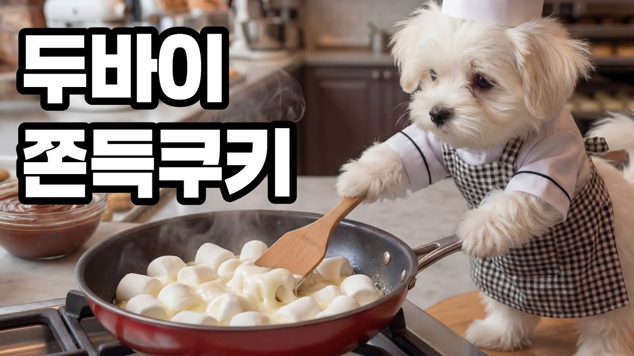 🐶줄서다 포기하고 직접 만든 두바이 쫀득 쿠키✨