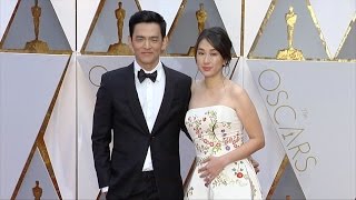 John Cho and Kerri Higuchi 2017 Oscars Red Carpet Information