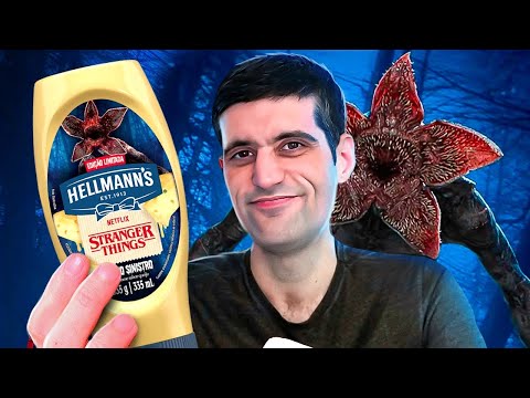 I ate the STRANGER THINGS mayonnaise with sinister cheese flavor.