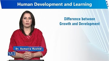 Difference between Growth and Development | Human Development and Learning | EDU302_Topic002