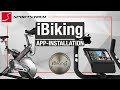 SPORTSTECH SX200 Speedbike - Installationsanleitung iBiking+-App iOS