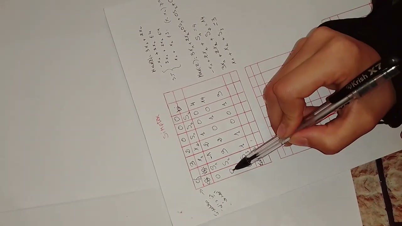 دالة ماكس بالسمبلكس جزء1