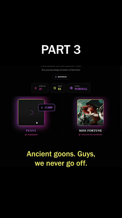 AO3dle of the Day 1 Part 3