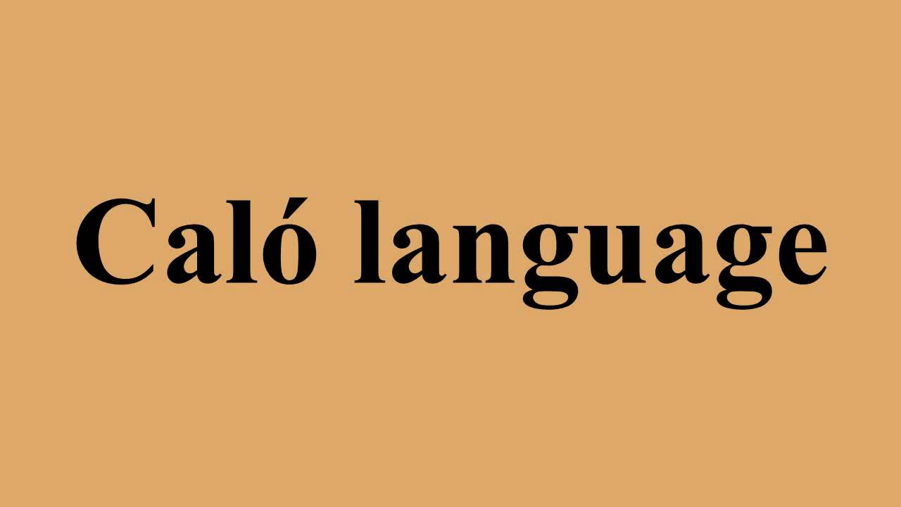 Caló language