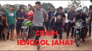 CRASH!slow motion detik detik ninja vs rx king tabrakan jelas banget