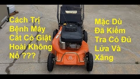Sửa Máy Cắt Cỏ Giật Hoài Không Nổ Mặc Dù Có Đủ Xăng & Lửa