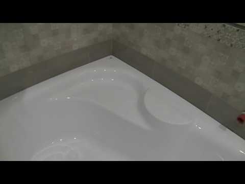 Как установить акриловую угловую ванну своими руками видео