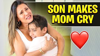 Son Leaves His Mom In Tears.. Shocking