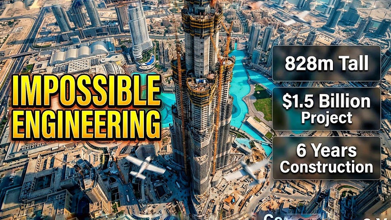 Inside the Burj Khalifa Construction: How the World's Tallest Tower Was Built?