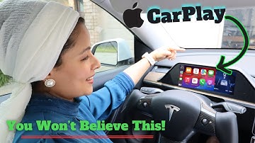 Tesla Model 3/Y HUD with CarPlay | Hansshow FY9-C 8.9