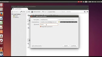 Install and configure Thunderbird Mail on Ubuntu 14.04 new