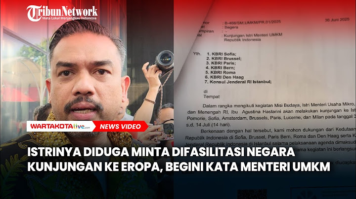 Maman Mengaku Tak Tahu Asal Usul Surat Perjalanan Dinas Istrinya yang Viral di Medsos