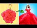 CUTE &amp; TINY DOLL MAKEOVER HACKS || Rich VS Broke Transformation Crafts &amp; Gadgets by 123GO! CHALLENGE