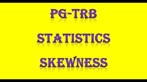 PG TRB Statistics skewness