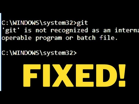 Error "'git' is not recognized as an internal or external command" | How to set Environment Variable