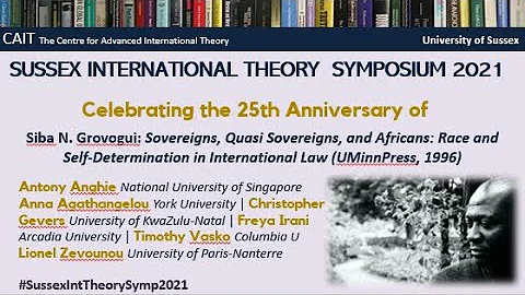 Sussex International Theory Symposium 2021