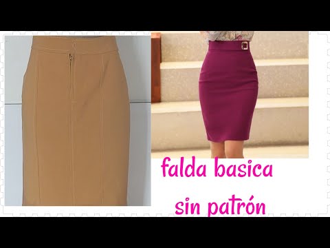 Video: Cómo hacer una falda de caniche sin patrón y con costuras mínimas